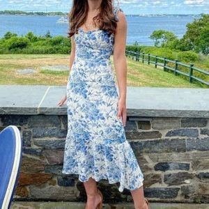 Reformation Nikita Dress in Pompadour